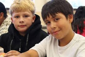 BackToSchool: During the first day of school, we made a special visit to  Mary Golda Ross Middle School where Dr. Polk and district leaders joined  students for lunch and meaningful conversations about
