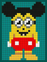 Minions Minecraft Pixel Art Pixel Art Perler Bead Art