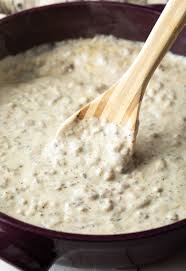 Biscuits And Gravy Meme Easy Sausage Gravy Recipe Video A Spicy Perspective Sausage Gravy Easy Gravy Recipe Sausage Gravy And Biscuits