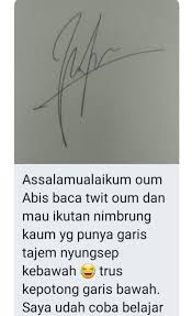Tanda tangan david beckham, diana doors, dane cook, dwayne johnson (the rock), demi lavato, donal trumps, dua lipa, diego costa, drake. ØªÙÙØªØ± Hi Dear Ø¹ÙÙ ØªÙÙØªØ± Selamat Malam Tanda Tangan Yang Tergambar Tajam Tajam Seperti Ini Umumnya Omongannya Suka Nyelekit Ibarat Goreng Ikan Zonder Minyak Kulitnya Bisa Terkupas Lengket Di Hati Pendengarnya