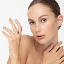 Silver Rumi Noghteh Ruby Stone Ring