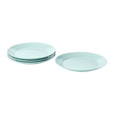 Besegra Side Plate Light Turquoise Ikea Plates Ikea Dinnerware Tableware Design