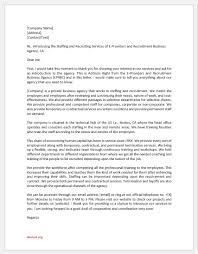 Looking for introduction letter for job application examples? Staffing Agency Introduction Letter To Client Document Hub