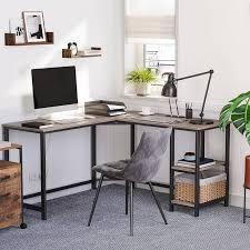 Sure, the price tag is steep — $1,300 — but perhaps the versatility, gorgeous antique look. Vasagle L Shaped Computer Desk 58 Inch Corner Desk For Study Easy Assembly Home Office Writing Workstation Gaming Desk Greige And Black Ulwd073b02 Space Saving Industrial Design Home Office Desks Home Kitchen Rayvoltbike Com