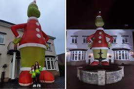 See more ideas about grinch christmas, grinch, grinch christmas decorations. Is Giant Grinch The Biggest Christmas Decoration On Teesside He S Raising Funds For A Great Cause Teesside Live