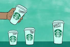 Starbucks Cup Sizes Tall Venti Grande Trenta Drink Sizes