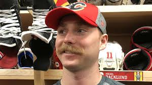 Sam Bennett rocking the Lanny mustache, but also shares some history