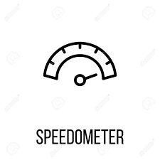 Download vitesse vector (svg) logo by downloading this logo you agree with our terms of use. Icone De Compteur De Vitesse Ou Logo Dans Le Style De Ligne Moderne Pictogramme De Contour Noir De Haute Qualite Pour La Conception De Sites Web Et Les Applications Mobiles Illustration Vectorielle
