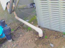 The condensate line was run from the pump through 39 feet of 1/2′ clear flexible fish tank tubing up into the exposed joist area in the utility room and over to the laundry drain pipe. Frozen Condensate Line Recognizing Preventing Fixing It Broadley S Plumbing Heating Air Conditioning