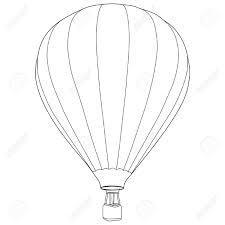 Vintage Hot Air Balloon With Basket Vector Icon Isolated Summer Hot Air Balloons Art Hot Air Balloon Air Balloon