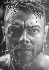 Paul Cadden (Scottish, born 1964) is one of the finest hyper-realist  artists working today. His pencil drawings have the quality of photographic  portraits. 'Language', pencil