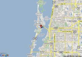 Clearwater Bay Florida Map Of Chart House Suites On