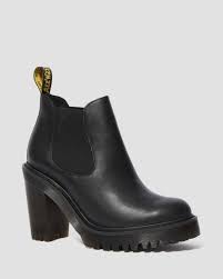 Although they have the typical clunky doc marten style, they don't make my feet look huge either. Hurston Leather Heeled Chelsea Boots Dr Martens Uk