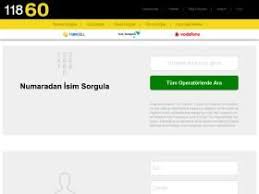 11899 Bilinmeyen Numaralar Servisi