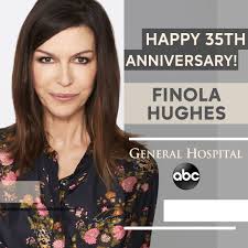 On this day in 1985, Anna Devane made her Port Charles debut. 🎊Please help  us congratulate Finola Hughes