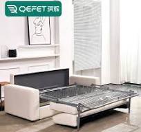 Perabotan Rumah Modern Ruang Tamu Apartemen Sofa Lipat Kecil Cum Tempat  Tidur Kain Katun Linen Kulit Eco Sofa Bed Dua Tempat Duduk yang Dapat  Ditarik Keluar