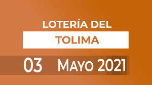 La lotería de tolima se juega todos los lunes, en caso de ser un día festivo se jugará el siguiente día hábil. Loteria Del Tolima Sorteo 3907 Del 3 De Mayo 2021 Resultados Recientes