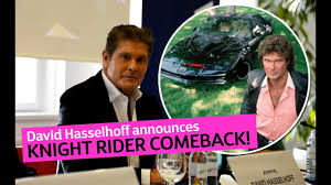Conceived and produced by glen a. David Hasselhoff Announces Knight Rider Movie 2019 Youtube