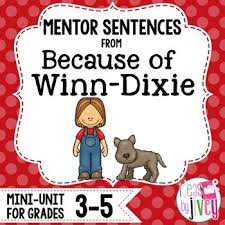 Enter your baby's information and your reward card. Because Of Winn Dixie Mentor Sentences Interactive Activities Mini Unit 3 5 Ideas By Jivey