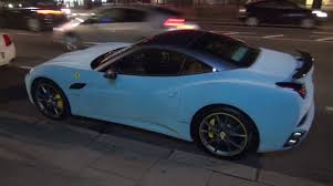 A review of the more powerful and lighter 2013 california and its optional handling speciale package. Video Baby Blue Velvet Ferrari California Gtspirit