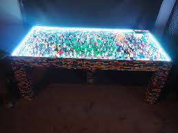 Lego Light Up Table Is Also A Minifig Village