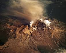 صورة Shiveluch volcano erupting