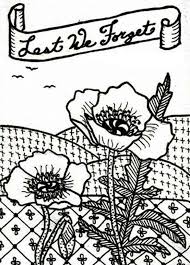 Museum volunteer and 9/11 survivor, george mironis requests this responsibility on the days he works. Remembrance Day With Bouquet Of Poppy Coloring Page Benito Library
