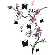 Maybe you would like to learn more about one of these? Tatouage De Fleur De Cerisier Et De Papillons Tatoo