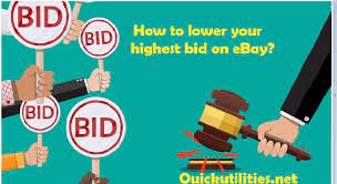 How To Lower Max Bid On Ebay? Retract Highest Bid On Ebay