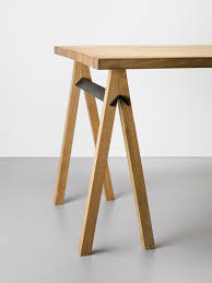 Minimalist Trestle Table Legs That Assemble Without Hardware Easy To Put Together And Take Apart Clev Trestle Table Legs Minimalist Furniture Table Furniture