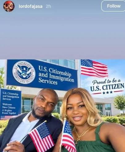 Lord Of Ajasa And Wife Waves U.S Flag As He Bags Citizenship - Photos -  Celebrities - Nigeria