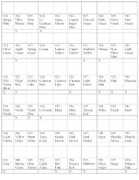 Touch Markers Blank Color Chart Best Picture Of Chart