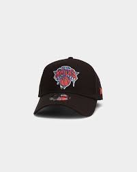 New Era New York Knicks Drip Logo 9forty A Frame Snapback Black New Era Drip Logo New York Knicks