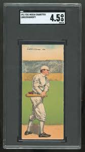 1911 T201 Mecca Double Folders Harry Lord Patsy Dougherty SGC 4.5