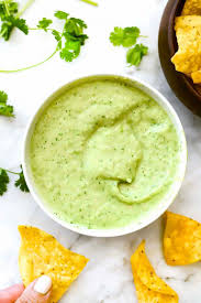 Creamy Avocado Salsa Verde Foodiecrush Com Salsa Verde Recipe Avocado Salsa Verde Recipe Avocado Salsa Recipe