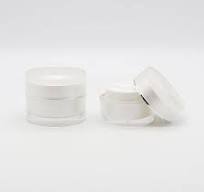 [Hot Item] 30g 50g Crystal Cap Acrylic Plastic Empty Clear Jar for  Skincare/OEM/ODM