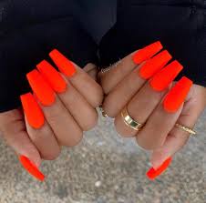 Hope they can inspire you and read the article to get the gallery.#acrylic#acrylicnails#nails#nailsdesign#coral#coralnails hope you love these stunning nails collection! Pin By Kaylajanell On Bae Neon Nail Designs Fluorescent Nails Neon Orange Nails