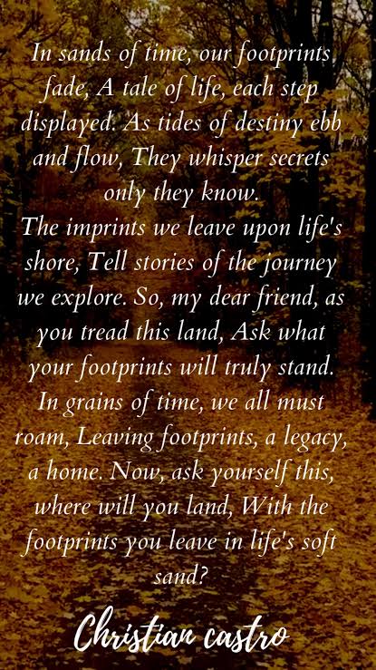 Footprints in the Sand: A Poem of Legacy | TikTok