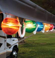 Rv Awning Globe Light Multi Color 6 Pack Camping Lights Camper Awning Lights Globe Lights