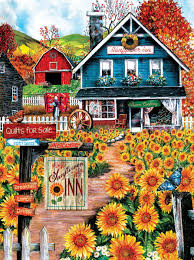 Puzzle warehouse on sale,from $3.99 now! At The Sunflower Inn 1000 Pieces Sunsout Puzzle Warehouse 300 Pieces Jigsaw Puzzle Americana Art Puzzle Art