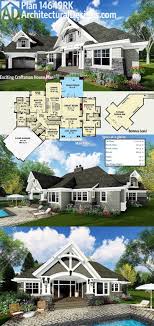 Architectural Designs Craftsman House Plan 14649rk Gives You Over 2 300 Square Feet Of Heated Living Craftsman House Plan Craftsman House Plans Craftsman House