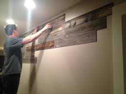 Peel And Stick Wood Wall Paneling Stikwood Would Be Cute On A Wall In A Boy S Nursery Hunting Nursery Rustic Nurs Home Decor Home Diy Stick On Wood Wall