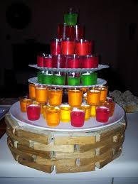 Birthday Cake Jello Shots Jello Shot Cake I Made For Oh S Birthday Birthday Drinks Kid Drinks Jello Shot Cake