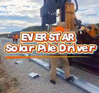 Crawler Solar Pile Driver For Photovoltaic Farm Construction With GPS  Leveling System