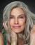 Girl Platinum Blonde Hair Green Eyes