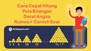 Perlu diketahui kalau trik ini bisa dilakukan pada deret hitung untuk bilangan berurut tanpa menggunakan rumus, menghitung satu per satu, atau bahkan menggunakan kalkulator. Cara Cepat Hitung Pola Bilangan Deret Angka Rumus Contoh Soal