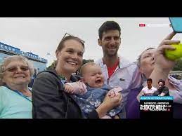 With the triumph, the spaniard equalled nole's record of 36 atp masters 1000 titles. Novak Djokovic Makes Baby Cry Very Sweet Eastbourne 2017 Hd Youtube