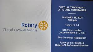 Trivia maker can be used to host a virtual trivia night, as well as a normal pub quiz. Welcome Rotary Club Of Cornwall Sunrise