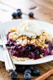 Blueberry Crumble Recipe Extra Blueberries Natashaskitchen Com Made My Mouth Water Looking At Blueberry Crumble Blueberry Crumble Recipes Crumble Recipe