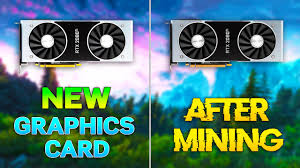 In the early days of cryptocurrency, mining could be done with very basic computing equipment. How Much Does Mining Spoil The Graphics Card Youtube